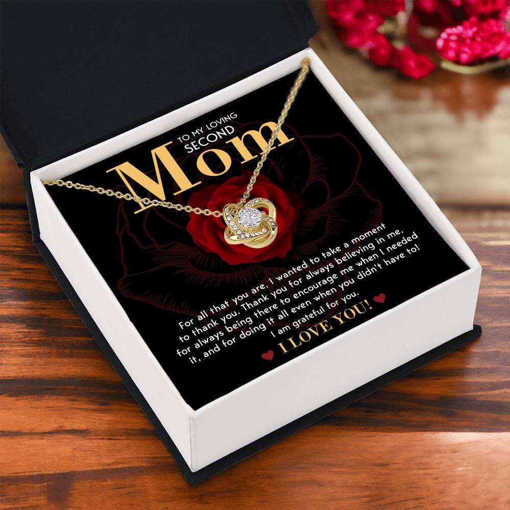 To My Loving Second Mom Necklace