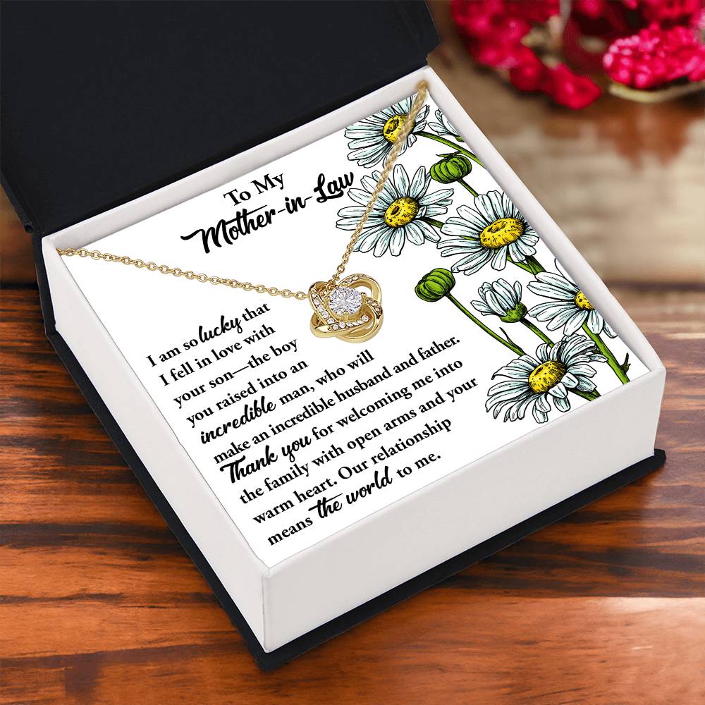 To my incredible Mother-In-Law Necklace