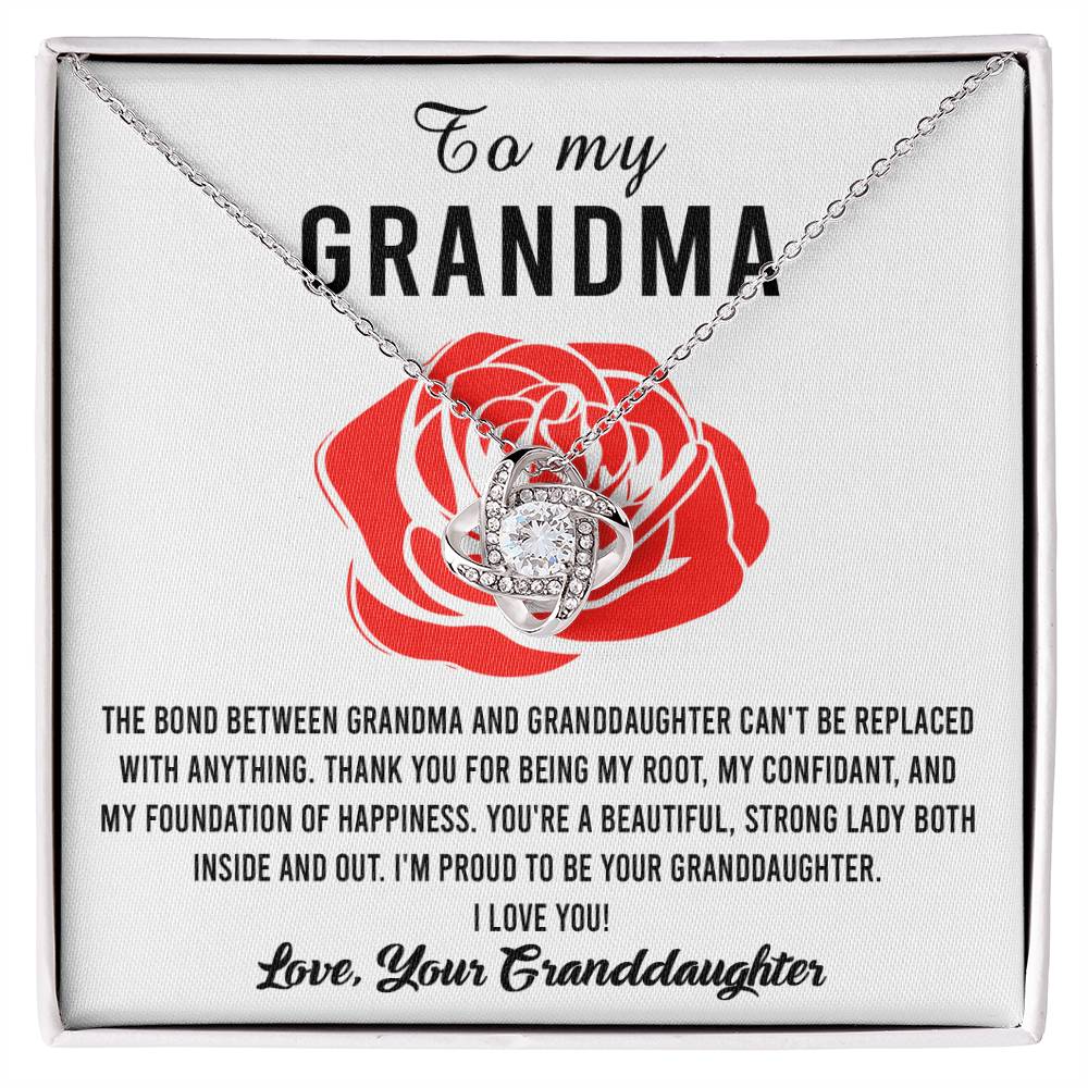 To My Grandma Strong Lady Necklace