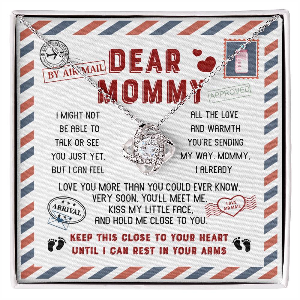 Dear Mommy Hold me Close Necklace