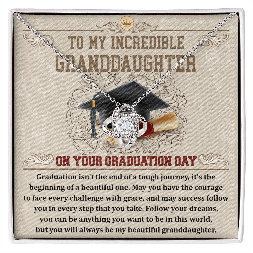To my incredible Granddaughter Necklace