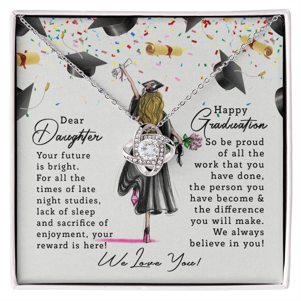 Dear Daughter Happy Graduation Necklace