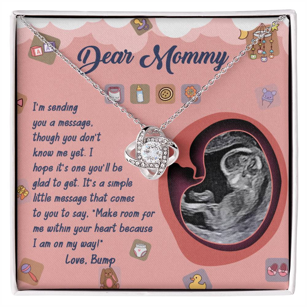 Dear Mommy I am on my way Necklace