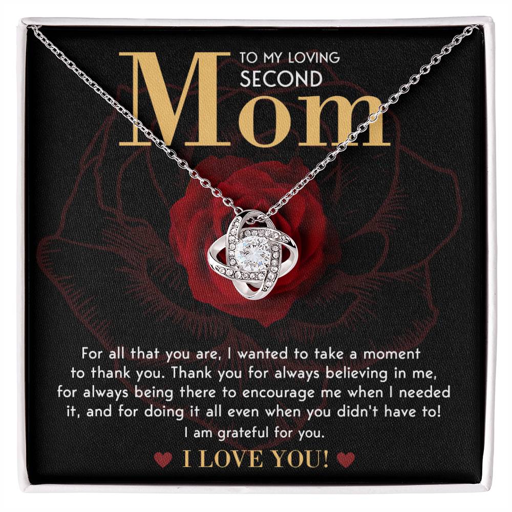 To My Loving Second Mom Necklace