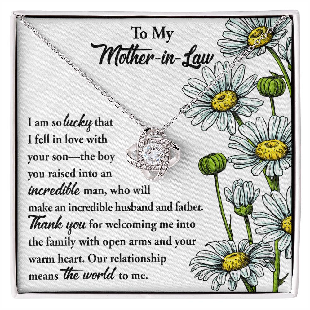 To my incredible Mother-In-Law Necklace