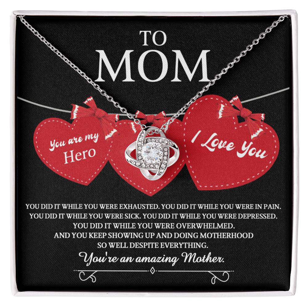 To my Mom, You did it Necklace
