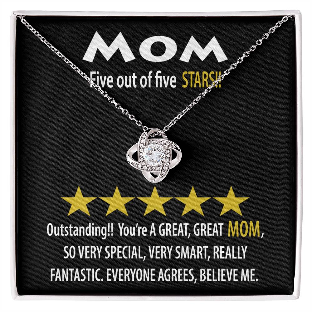 Five Stars Mom Necklace