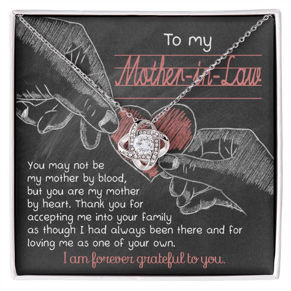 Mother-In-Law-Mother Forever Grateful Necklace