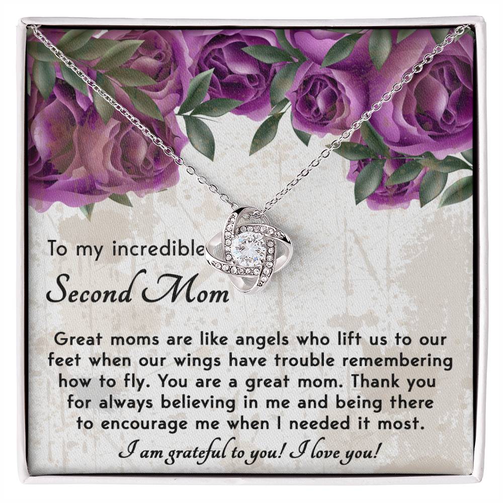 To My Incredible Second Mom Necklace