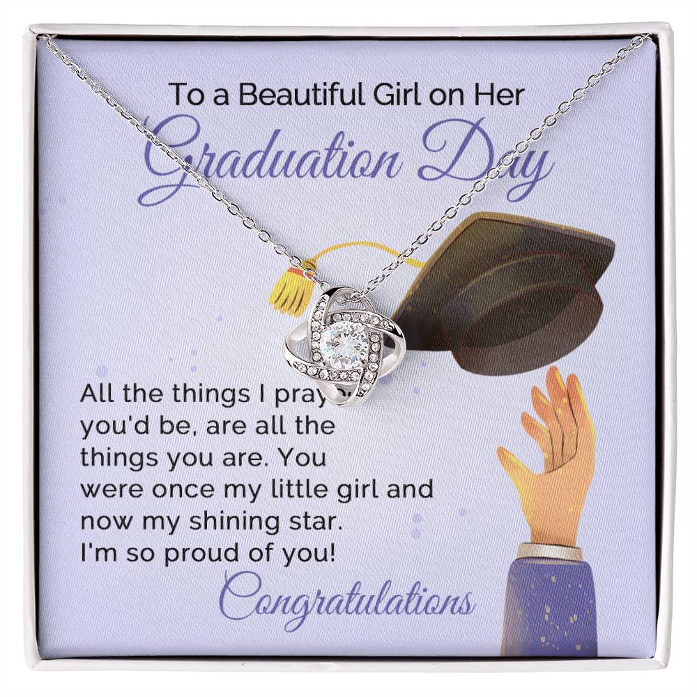 To a Beautiful Girl on her Graduation Day Necklace