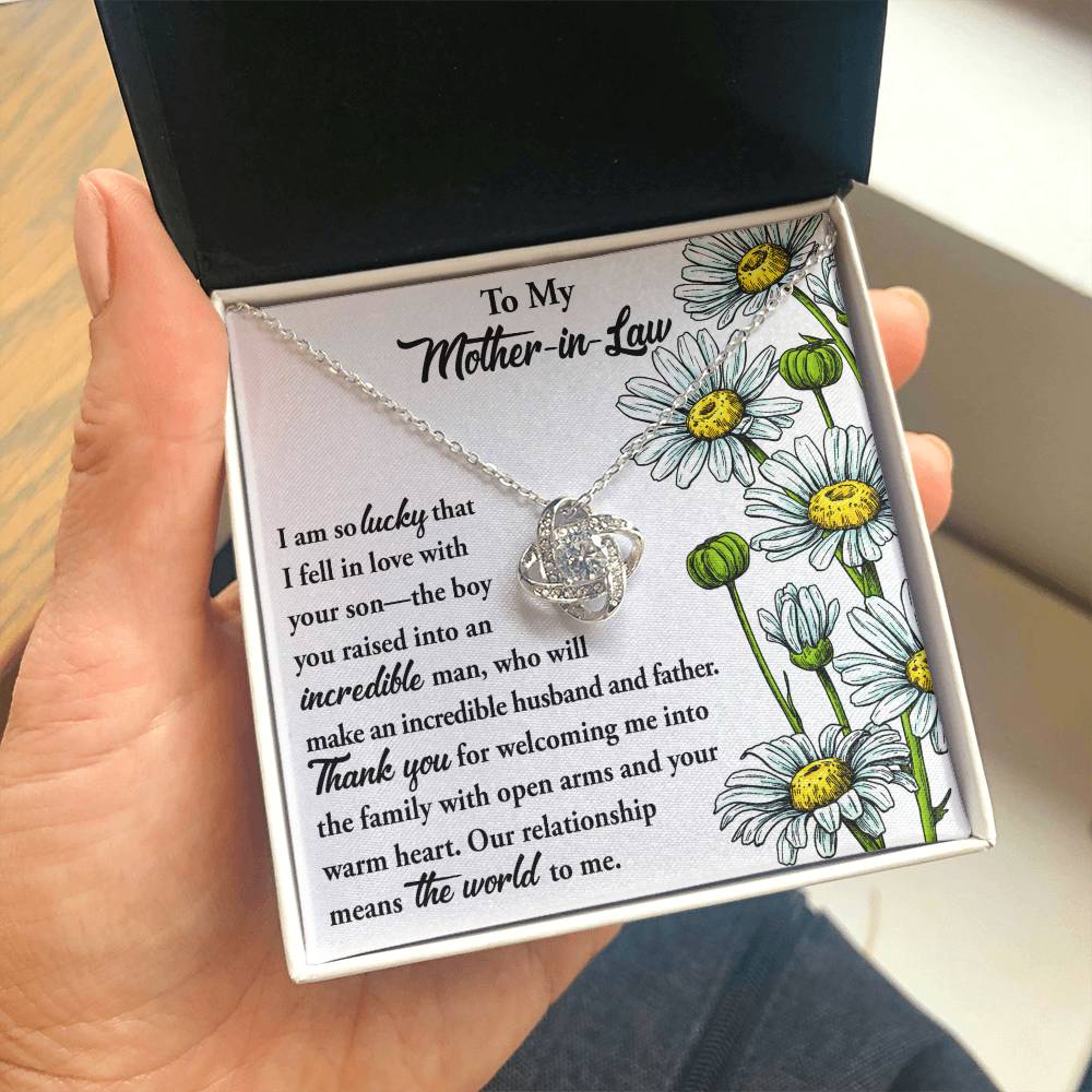 To my incredible Mother-In-Law Necklace