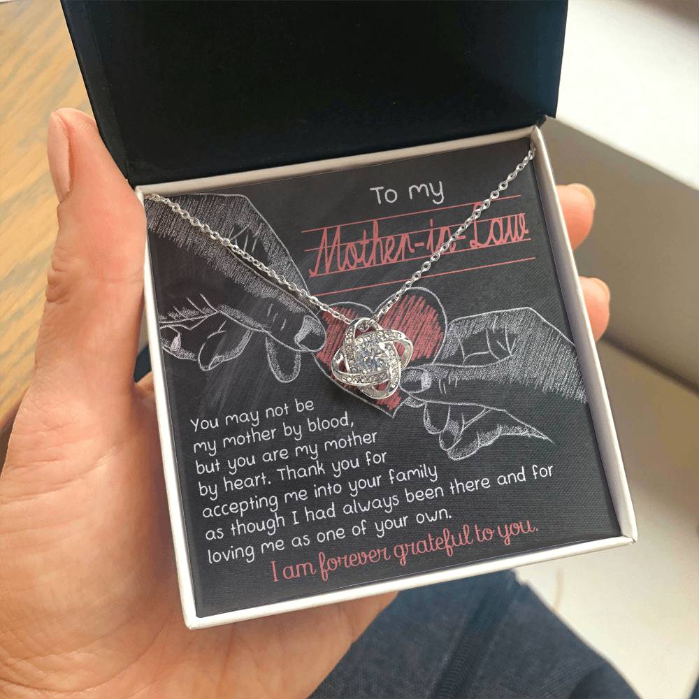 Mother-In-Law-Mother Forever Grateful Necklace