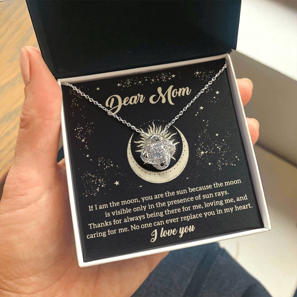 Dear Mom Moon Necklace