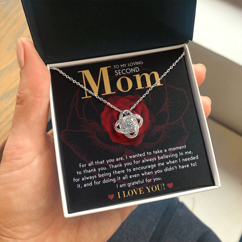 To My Loving Second Mom Necklace