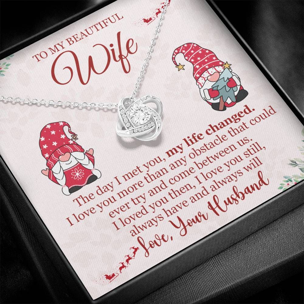 To My Beautiful Wife Love You Necklace
