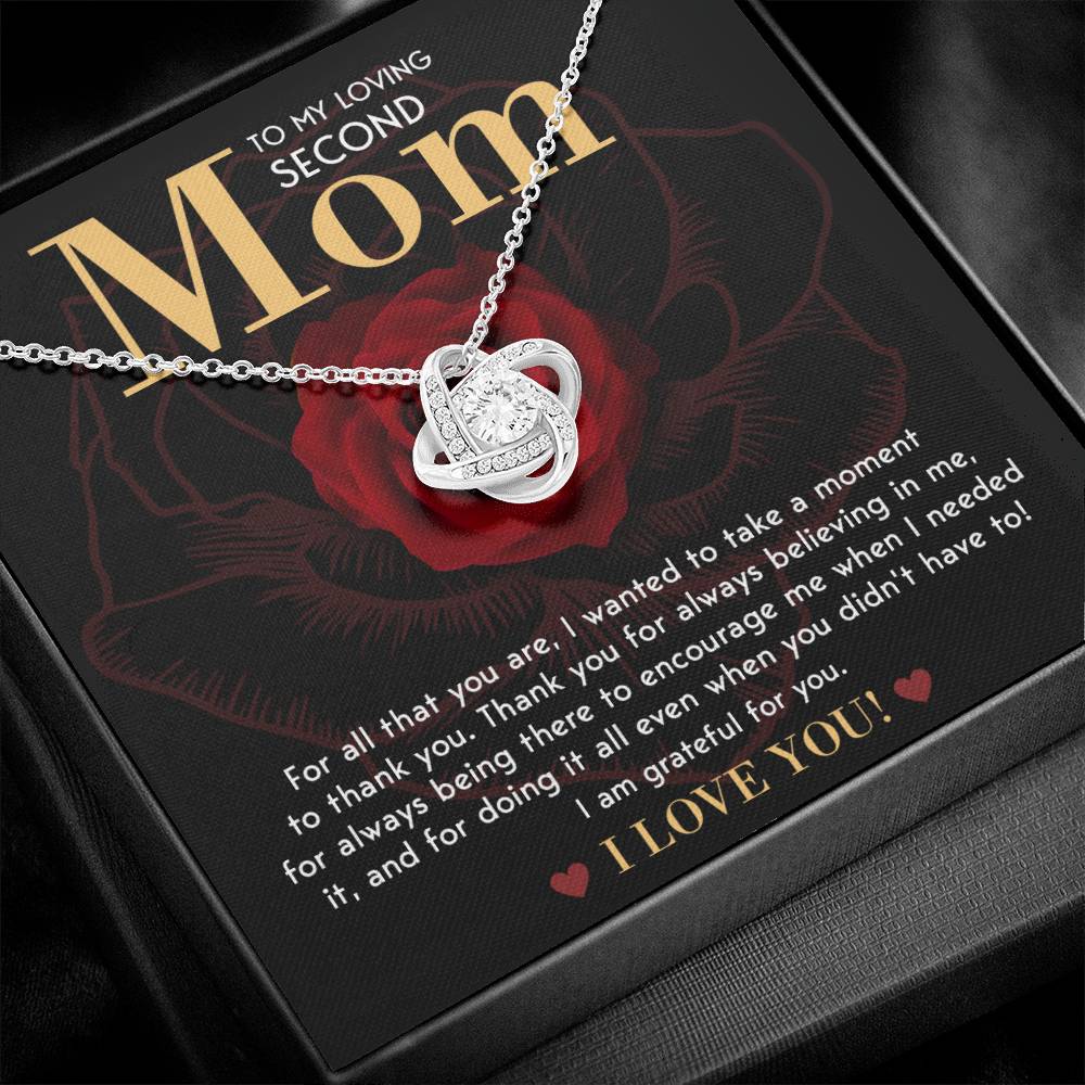 To My Loving Second Mom Necklace
