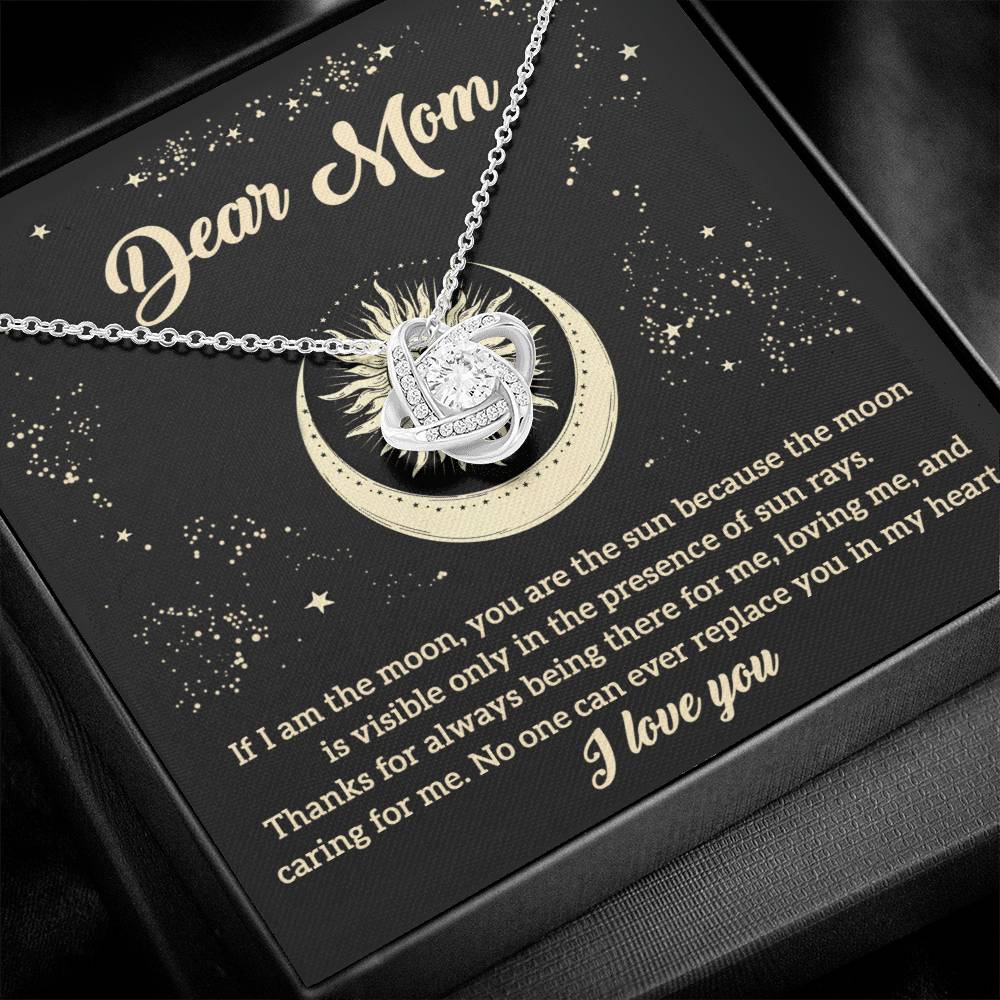 Dear Mom Moon Necklace