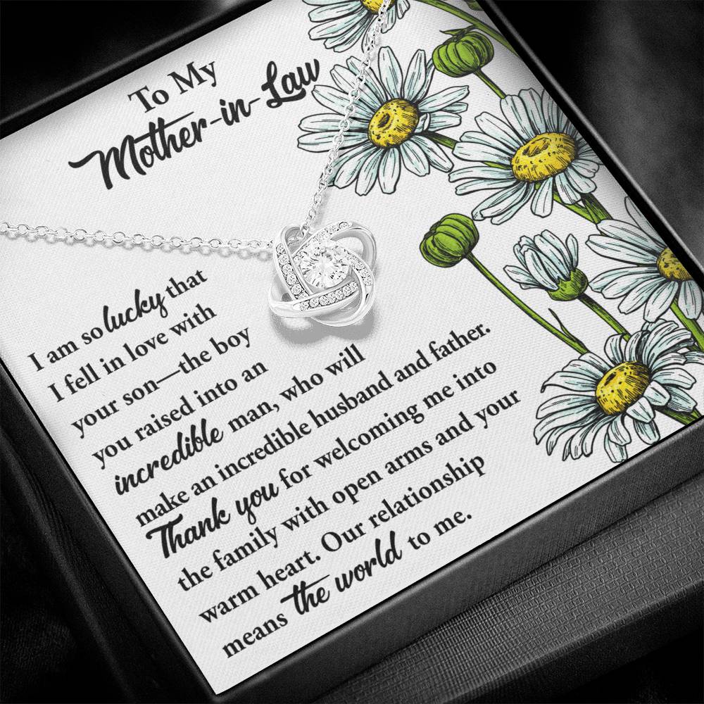 To my incredible Mother-In-Law Necklace