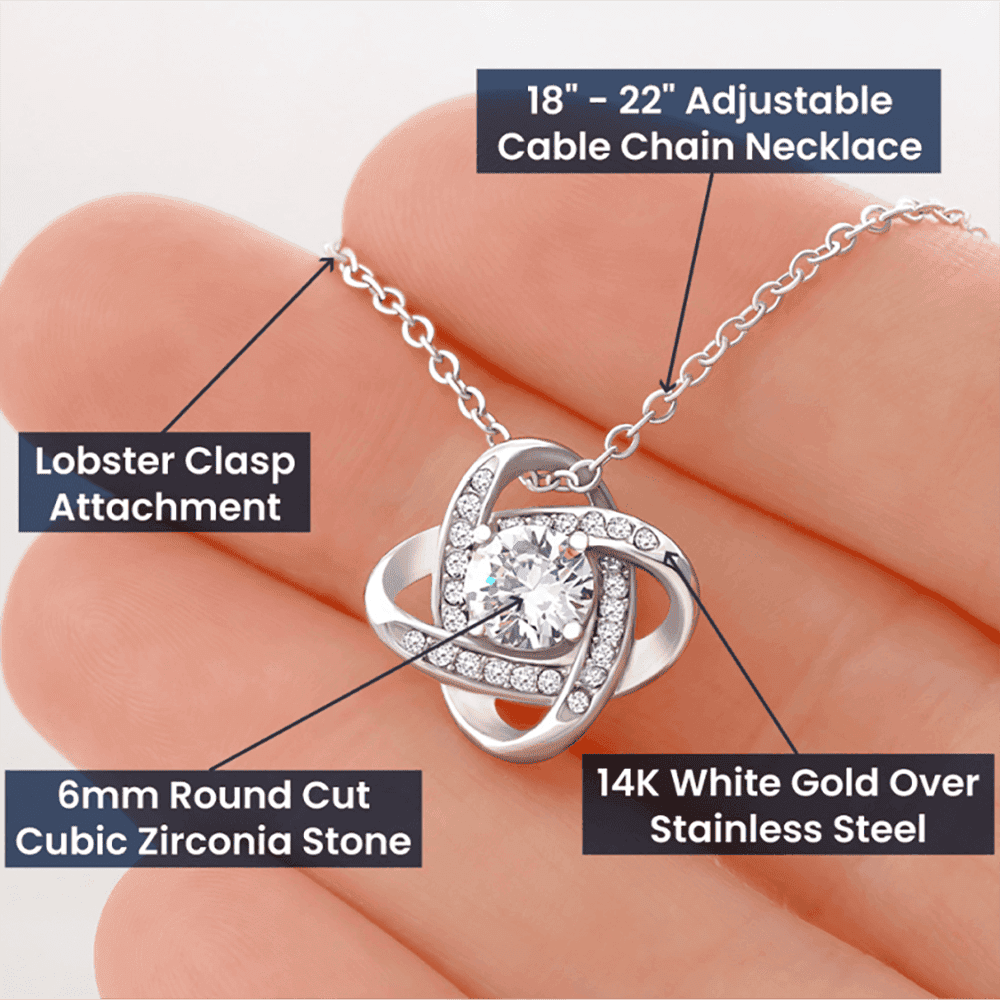 To My Beautiful Wife Christmas Necklace