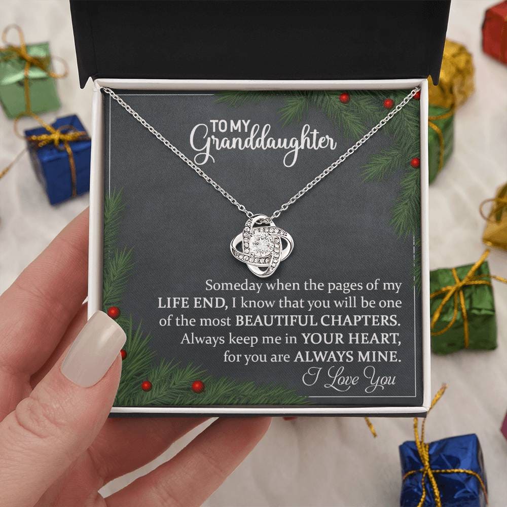To My Granddaughter Always Mine Necklace