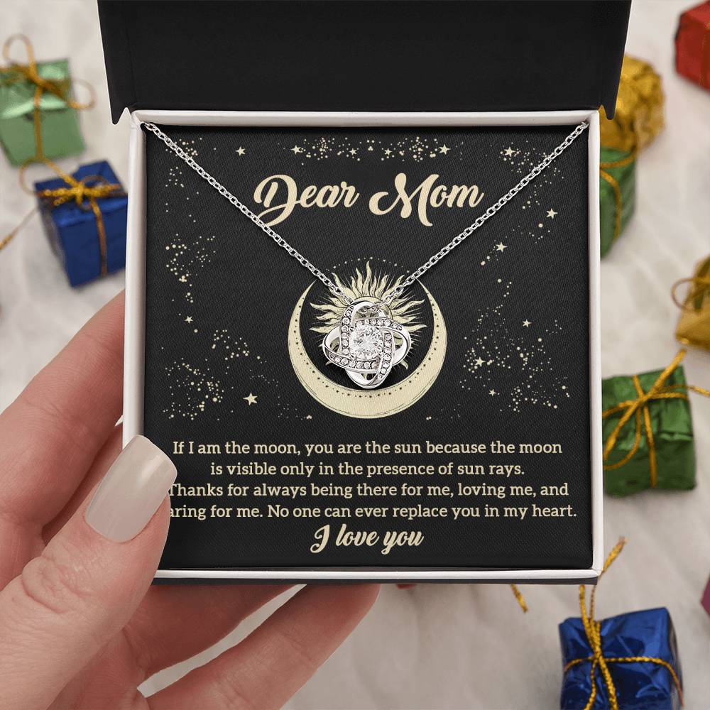 Dear Mom Moon Necklace