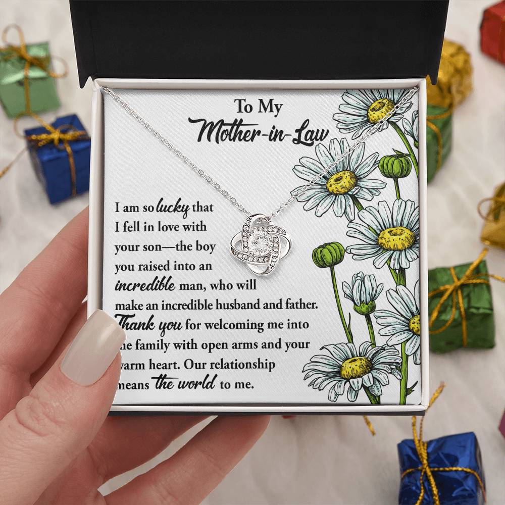 To my incredible Mother-In-Law Necklace