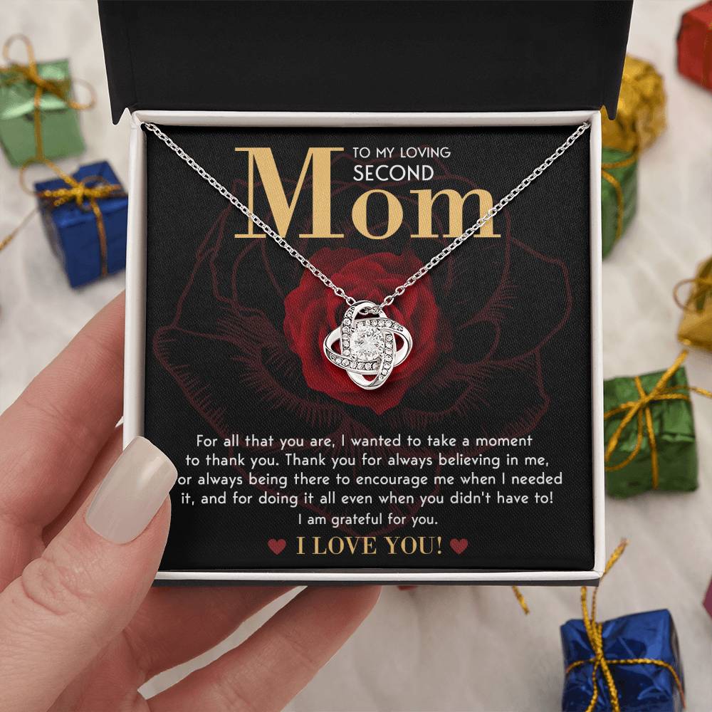 To My Loving Second Mom Necklace