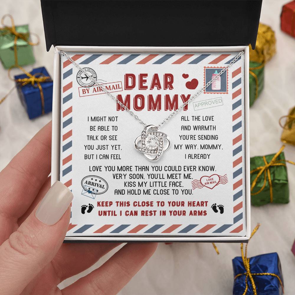 Dear Mommy Hold me Close Necklace