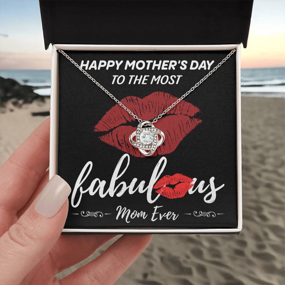 Happy Mother's Day To the Most Fabulous mom Necklace