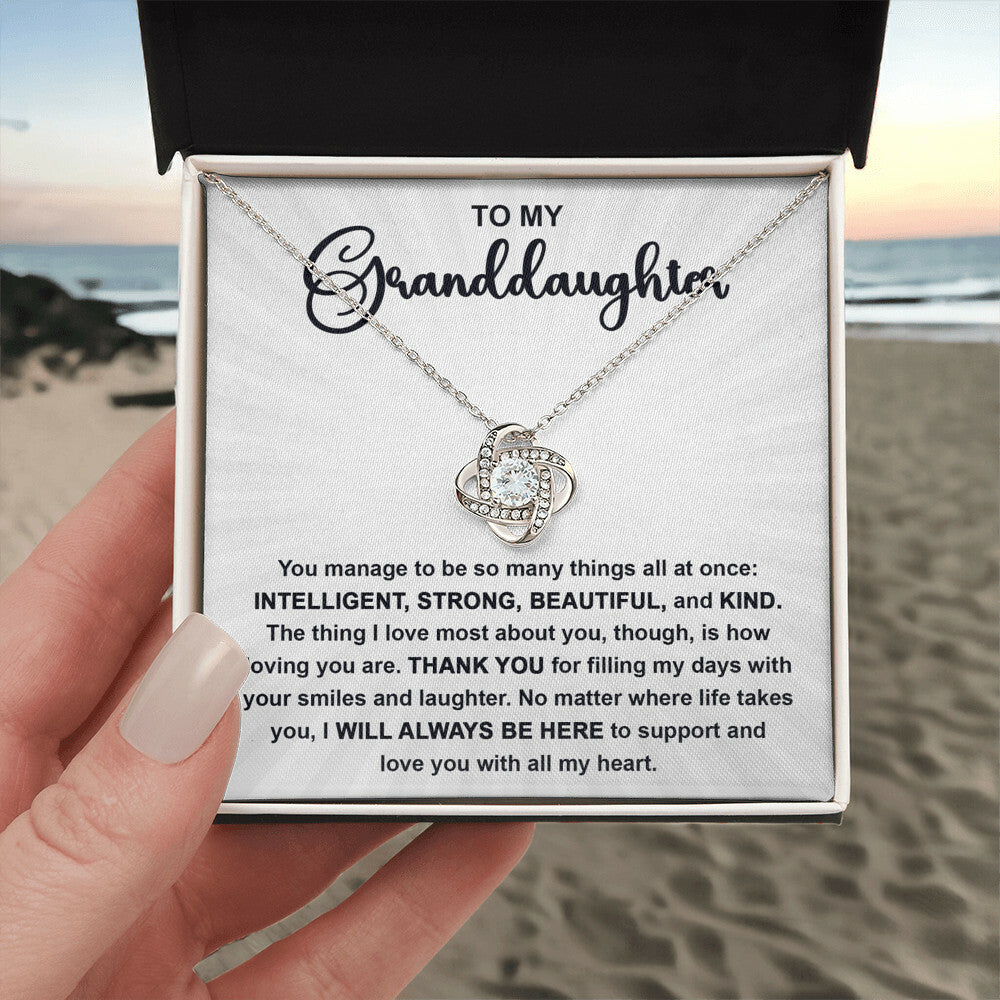 Granddaughter-The Thing Love Knot Necklace