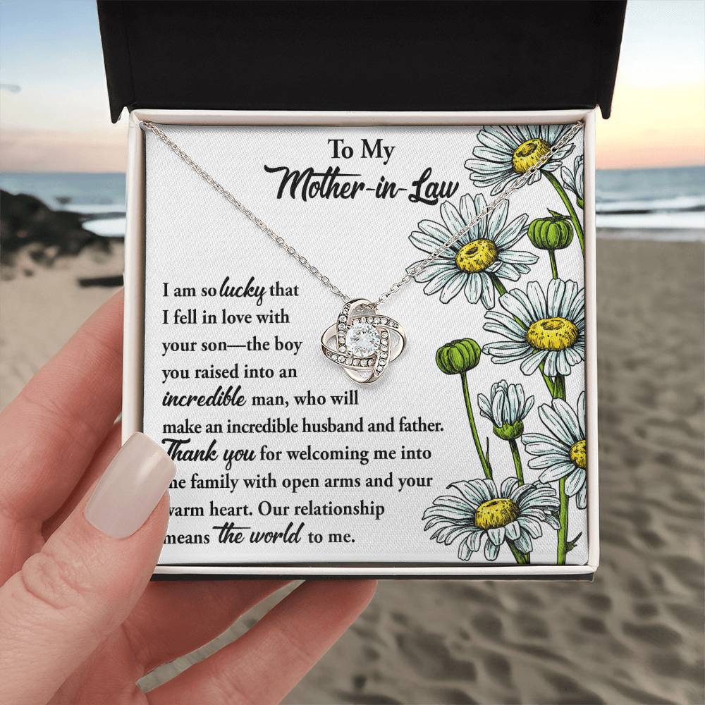 To my incredible Mother-In-Law Necklace