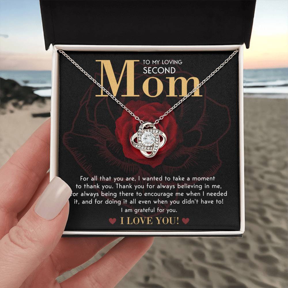 To My Loving Second Mom Necklace