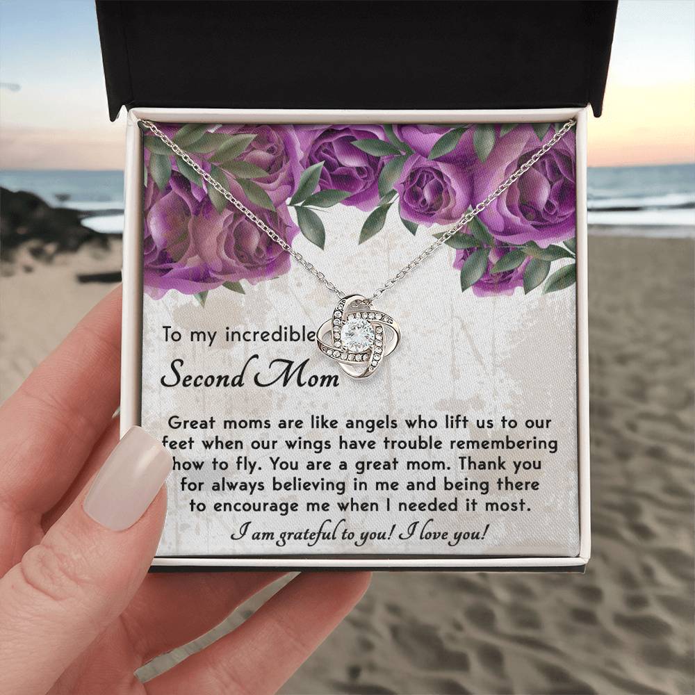 To My Incredible Second Mom Necklace