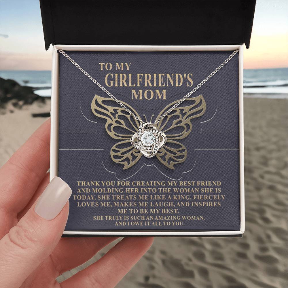 To My Girlfriend's Mom Thank you Necklace