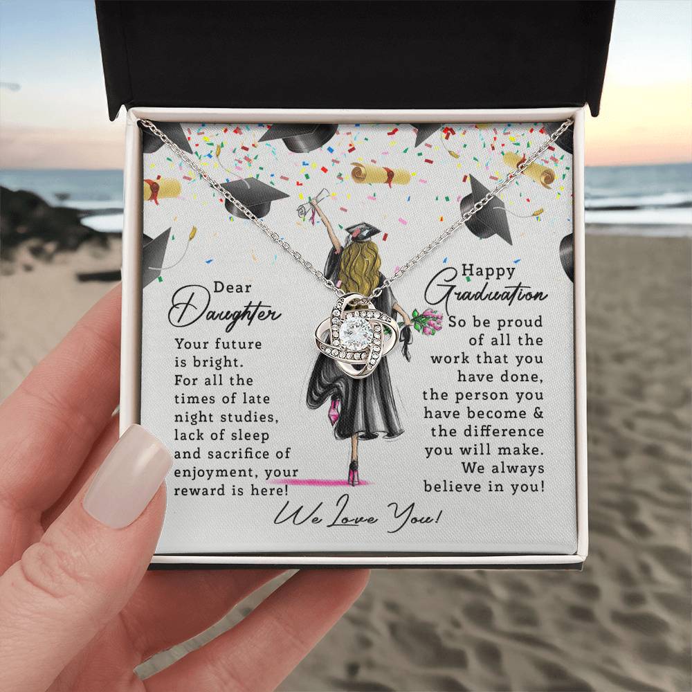 Dear Daughter Happy Graduation Necklace