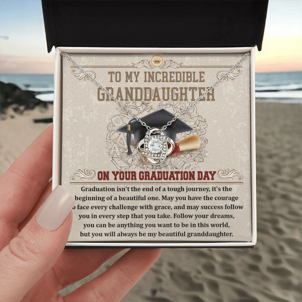 To my incredible Granddaughter Necklace