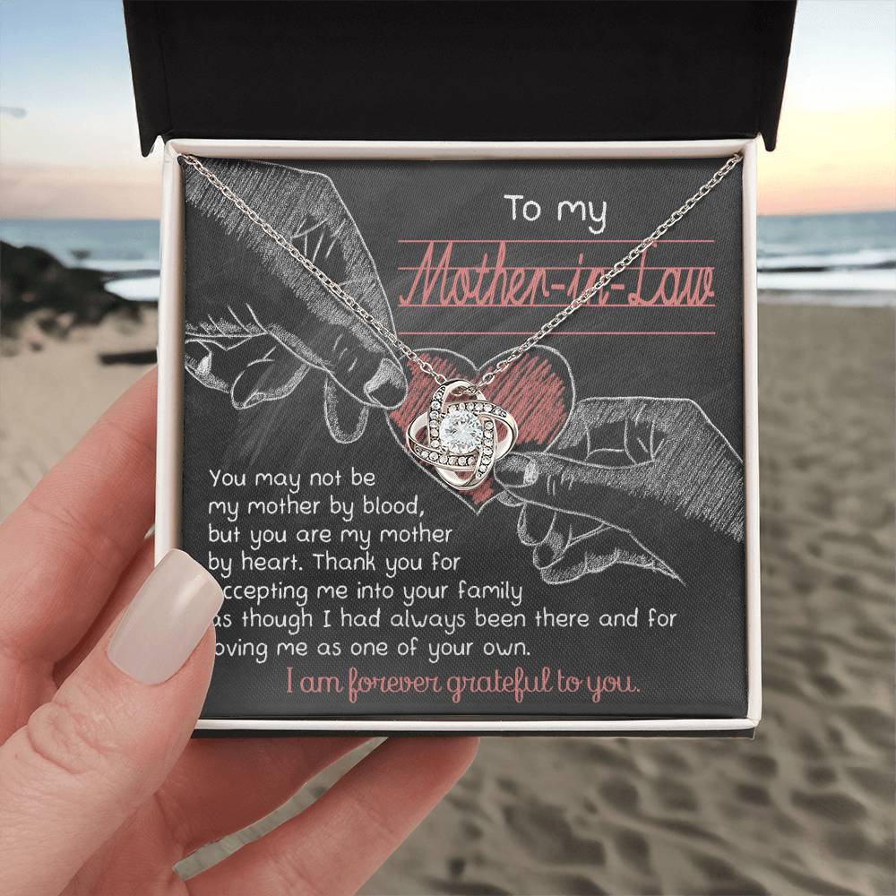 Mother-In-Law-Mother Forever Grateful Necklace