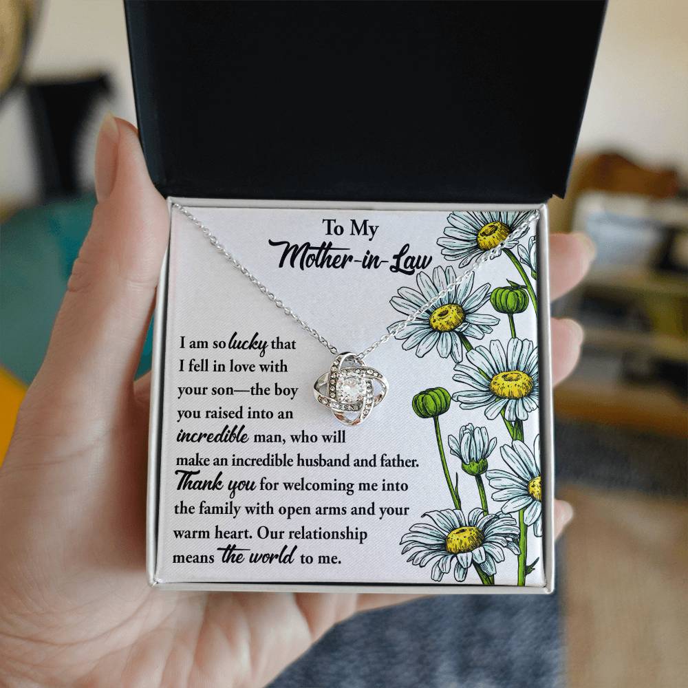 To my incredible Mother-In-Law Necklace