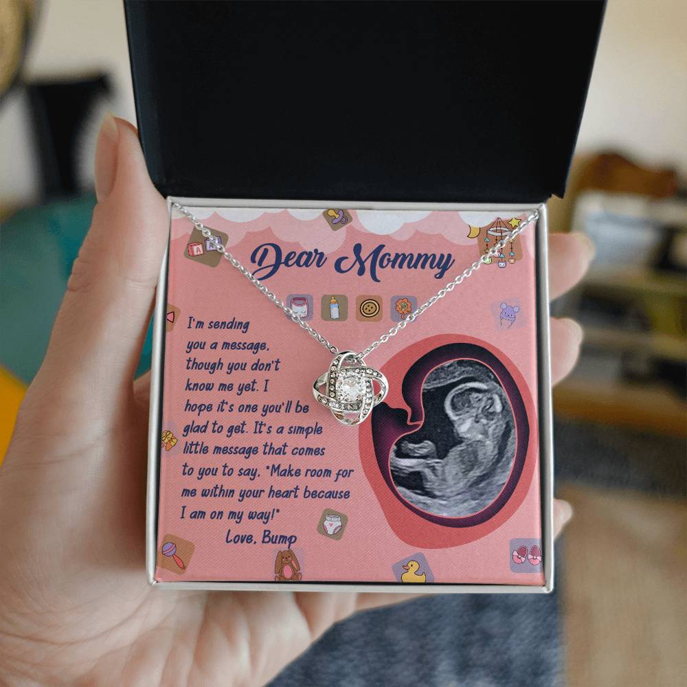 Dear Mommy I am on my way Necklace
