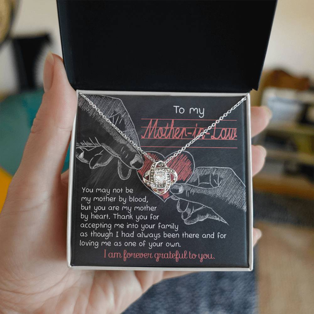 Mother-In-Law-Mother Forever Grateful Necklace
