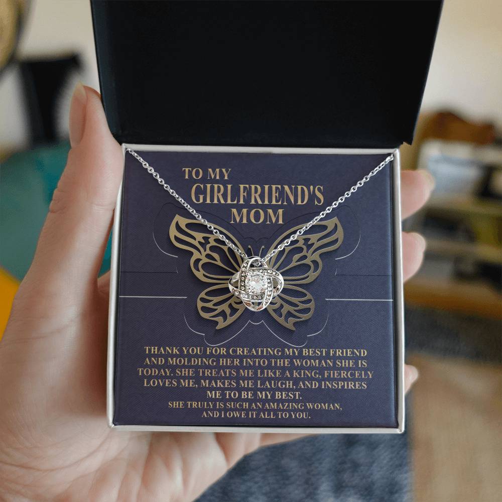 To My Girlfriend's Mom Thank you Necklace
