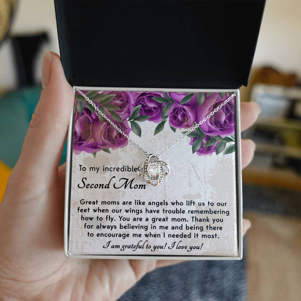 To My Incredible Second Mom Necklace