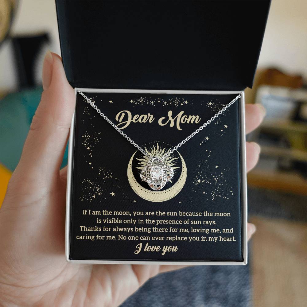 Dear Mom Moon Necklace