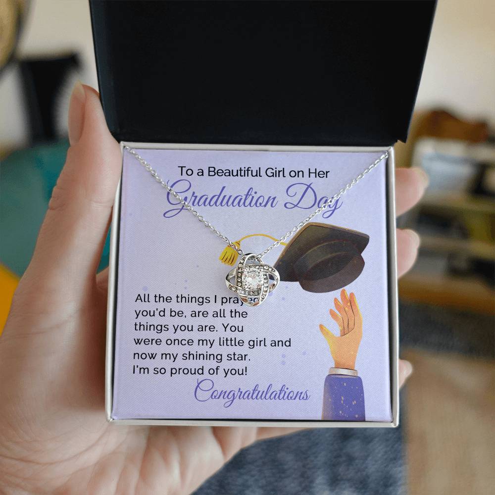 To a Beautiful Girl on her Graduation Day Necklace