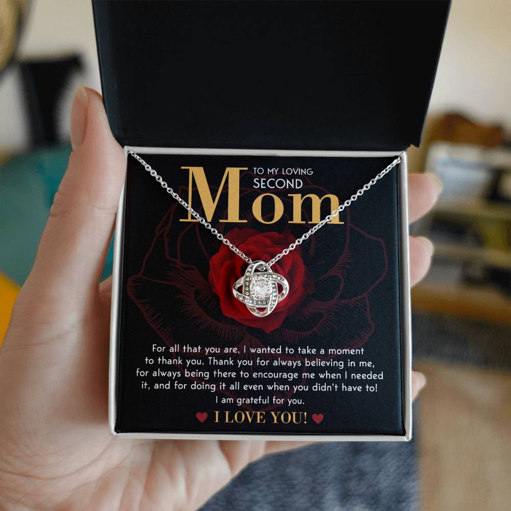 To My Loving Second Mom Necklace