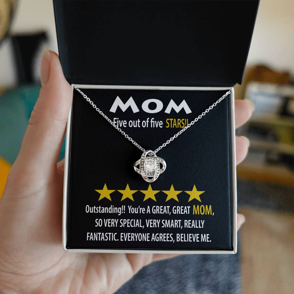 Five Stars Mom Necklace