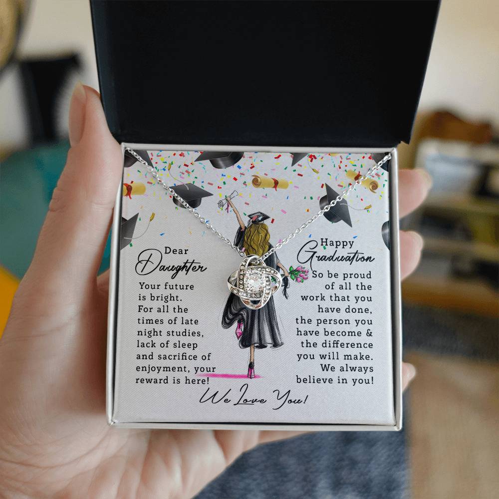 Dear Daughter Happy Graduation Necklace