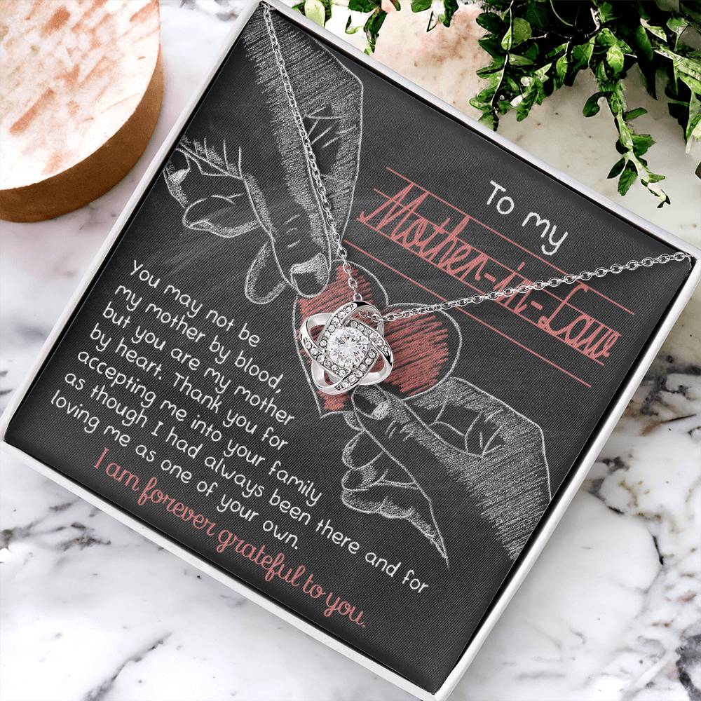 Mother-In-Law-Mother Forever Grateful Necklace
