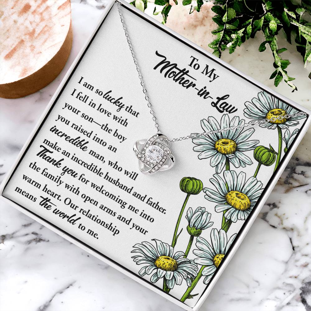 To my incredible Mother-In-Law Necklace