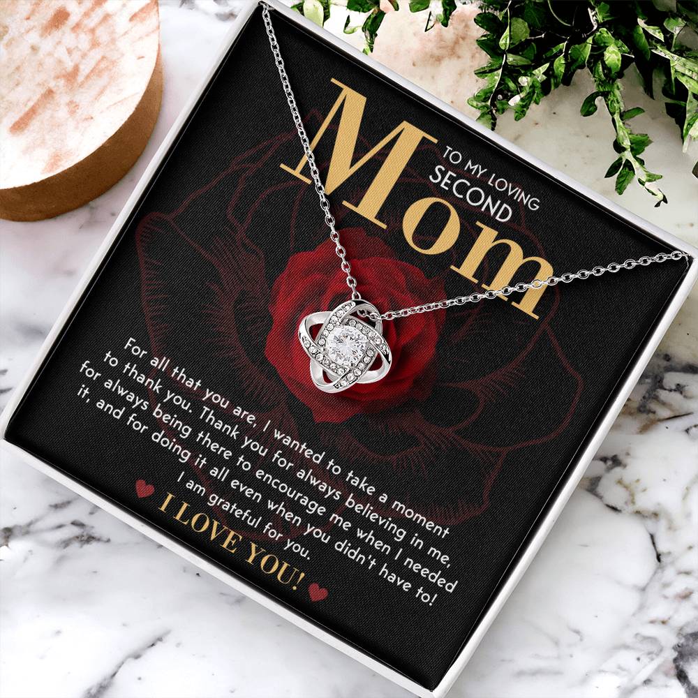 To My Loving Second Mom Necklace